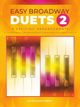 Easy Broadway Duets 2 piano sheet music cover